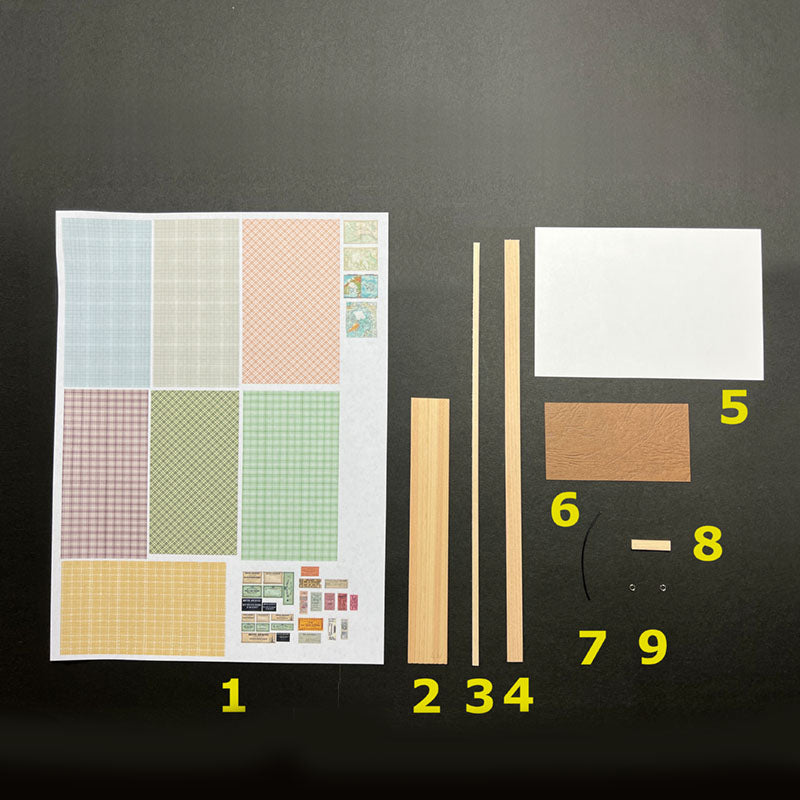 【送料無料】12.おでかけトランク製作キット / 2個分入り(1000.happiness)