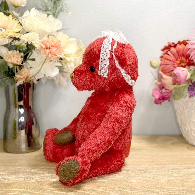 familiar × Bibiy. MASCOT BEAR 赤　マスコットベア BIBIY. MADE | familiar × Bibiy. MASCOT BEAR RED｜Bibiy.
