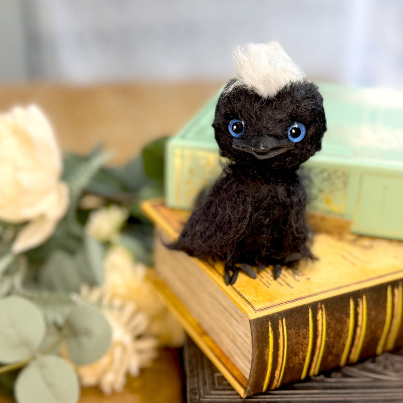 スパンキッシュクロウ　ぬいぐるみ　ハンドメイド　Re'BEAR カラス スパンキッシュクロウ ぬいぐるみ ハンドメイド Re'BEAR カラス Re