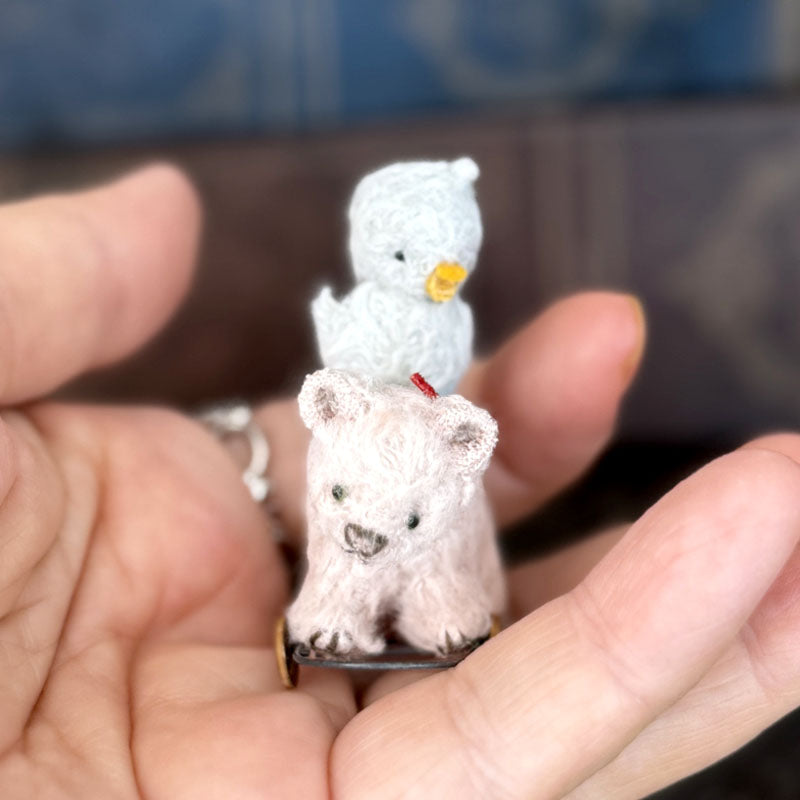 S3974  4つ足コロコロ熊＆ピヨコ