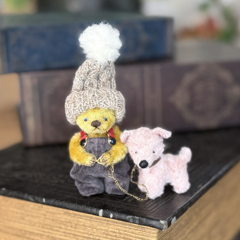 S3985 ドレスベア男の子＆4つ足ワンコ